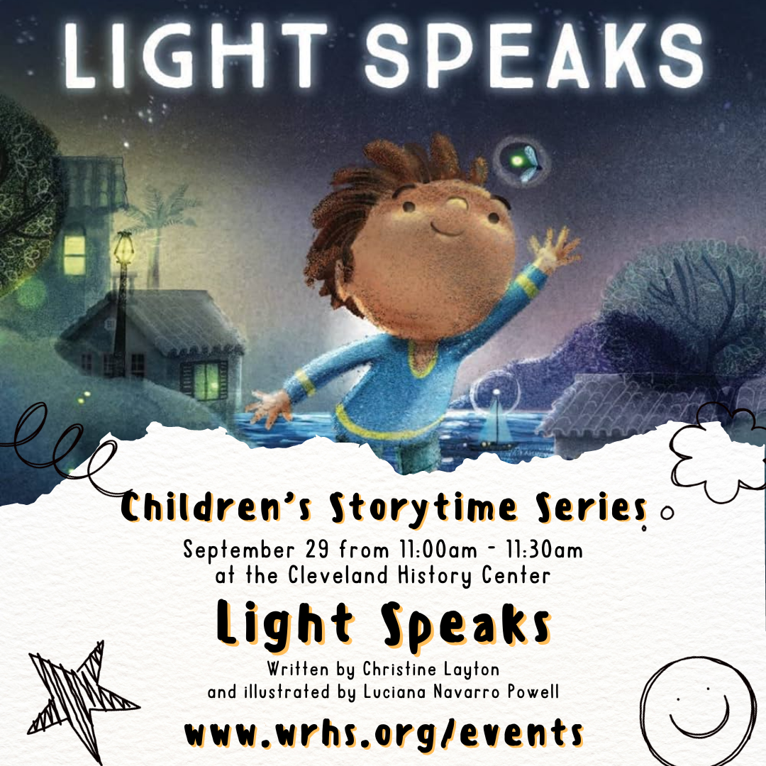 Light Speaks children's story hour at Cleveland History Center.